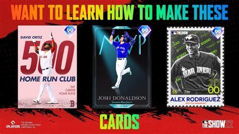 MLB The Show Card Template Inspiration