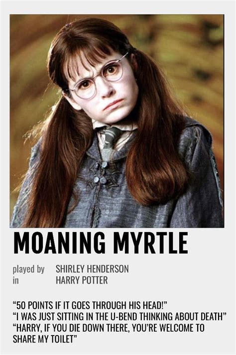 Moaning Myrtle's Diary Page