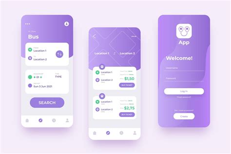 Mobile App Design Template