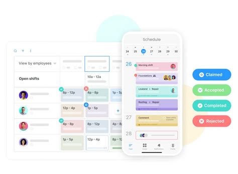 Mobile app for scheduling appointments