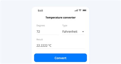 Mobile Apps for Temperature Conversion