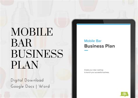 Mobile Bar Business Plan Template