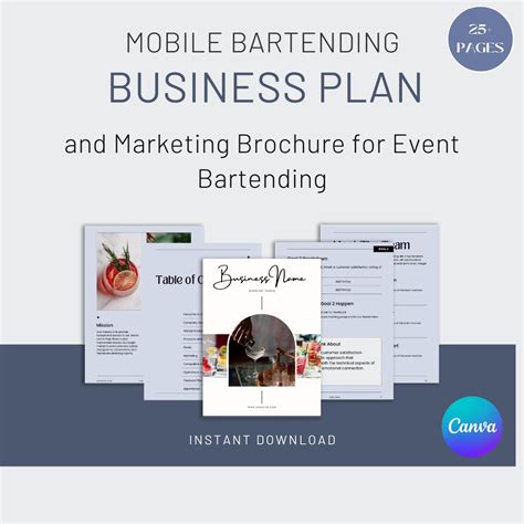 Mobile Bartending Business Plan Template