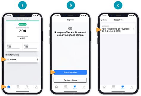 Mobile deposit method