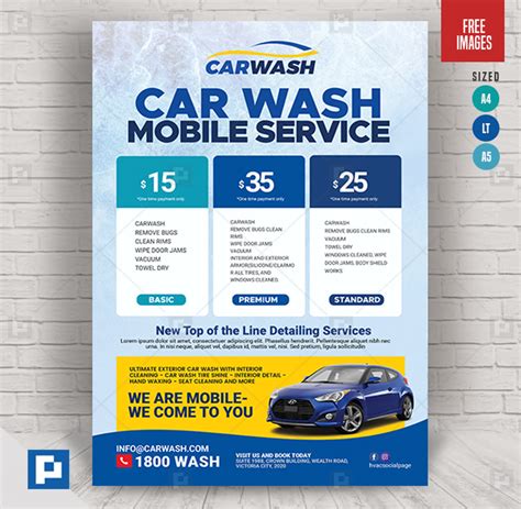 Mobile Car Wash Flyer