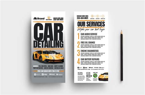 Mobile Detailing Flyer Templates