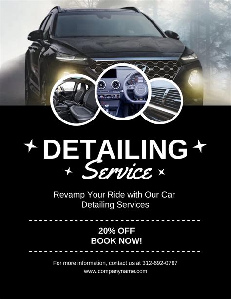 Mobile Detailing Specials Flyer