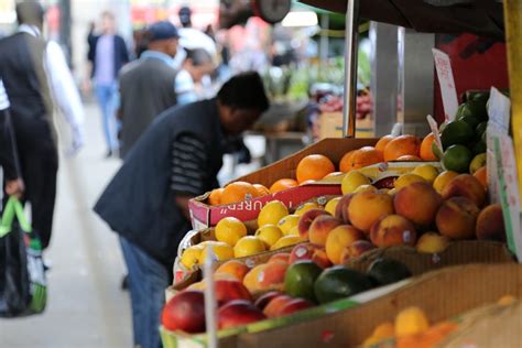 Mobile markets for food stamps