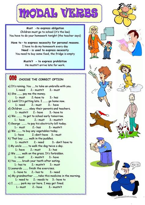 Modal Verbs Activities