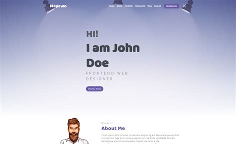 Responsive Design for Model Portfolio Website Template