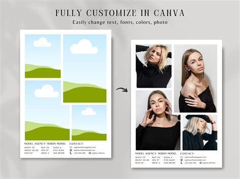 Model Portfolio Website Template Example 10