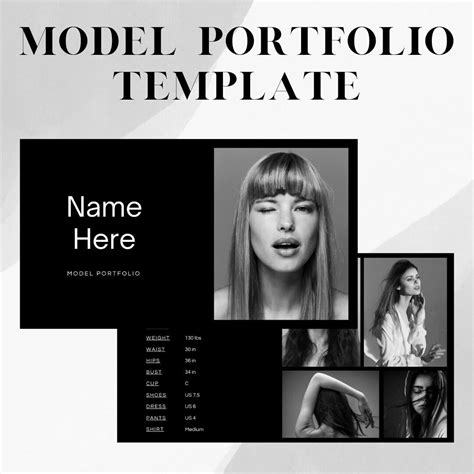 Modeling Portfolio Template Commercial