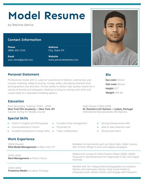 Modeling Resume Template Customization