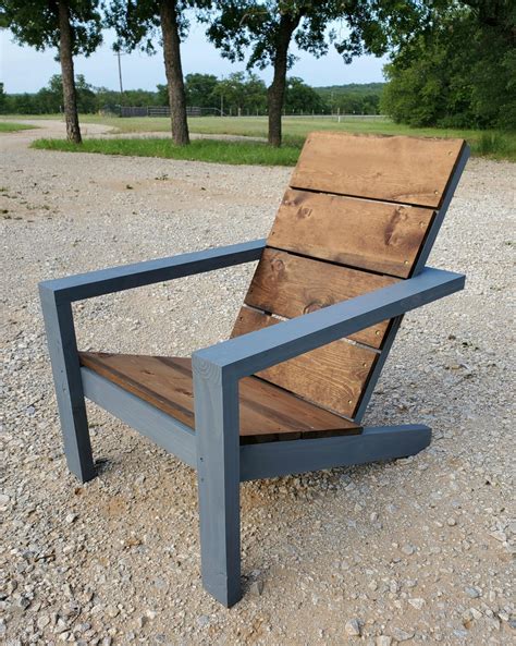 Modern Adirondack chair plan