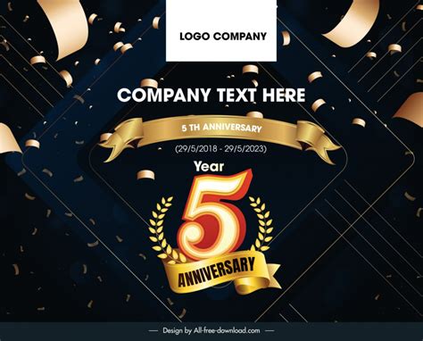 Modern 40th Anniversary Invitation Template