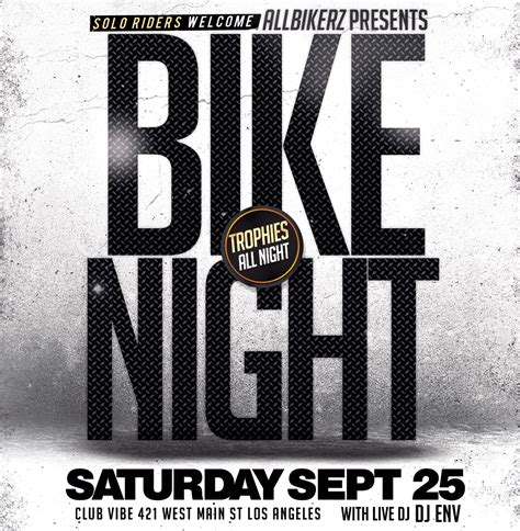 Modern Bike Night Flyer Template