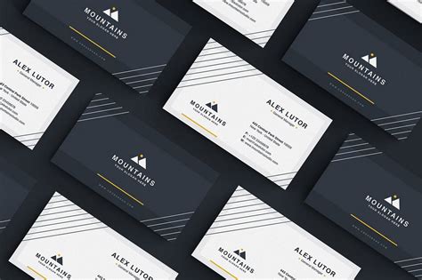 Modern Business Card Template in Word