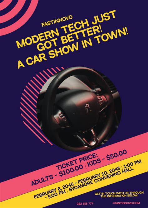 Modern Car Show Flyer