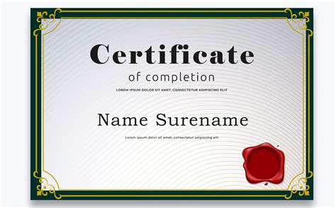 Modern Certificate of Completion Templates