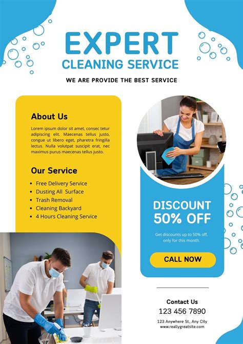 Modern Cleaning Service Flyer