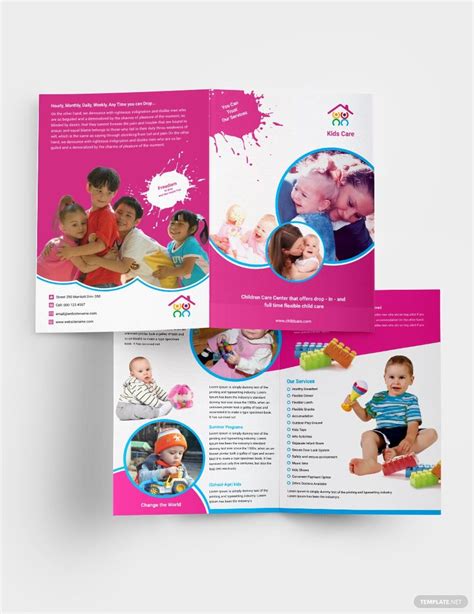 Modern Daycare Brochure Template