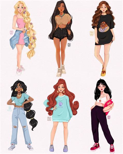 Modern Disney characters