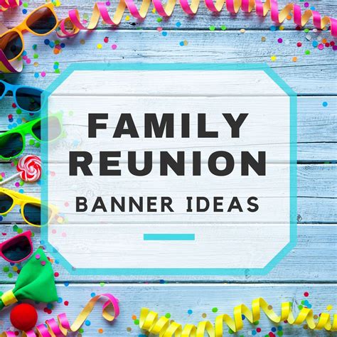 Modern Family Reunion Banner Template