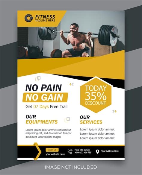 Modern Fitness Flyer Template