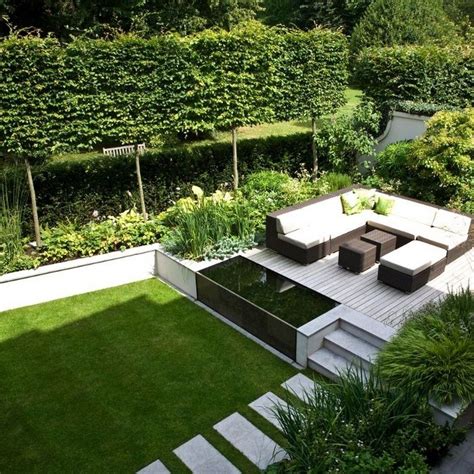 A modern garden design