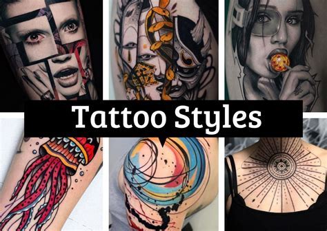 Modern ink tattoo styles