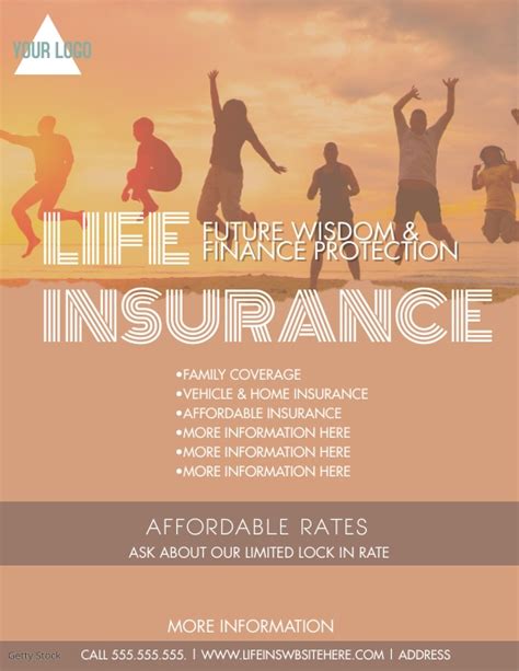 Modern Insurance Flyer Template