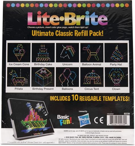 Modern Lite Brite Template Refills