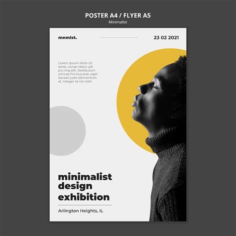 Modern Minimal Poster Template