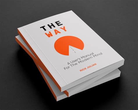 Modern minimalist book cover template