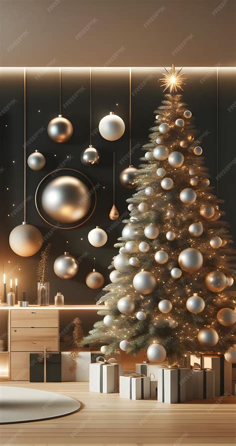 Modern Minimalist Christmas Tree Decor