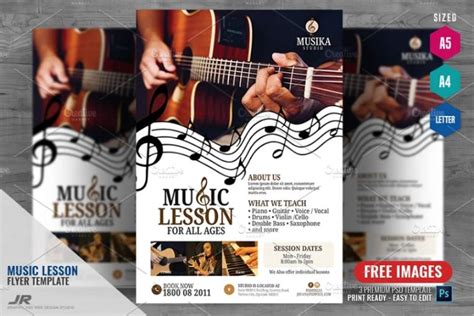 Modern Music Lessons Flyer