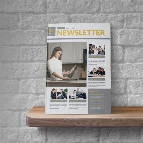 Modern and responsive newsletter template