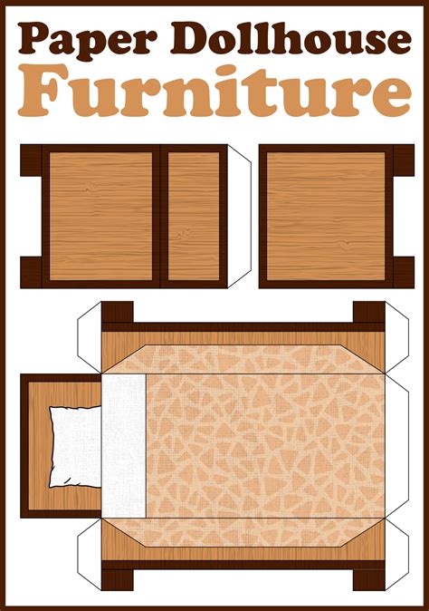 Modern Paper Doll House Template