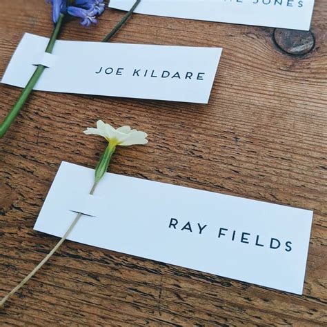 Modern Place Card Ideas