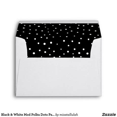 Modern Polka Dot Envelope Template