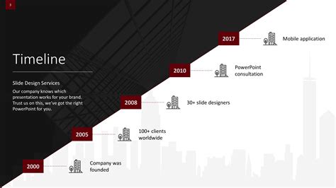 Modern PowerPoint Timeline Template