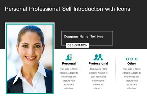 Modern Professional Self Presentation Template