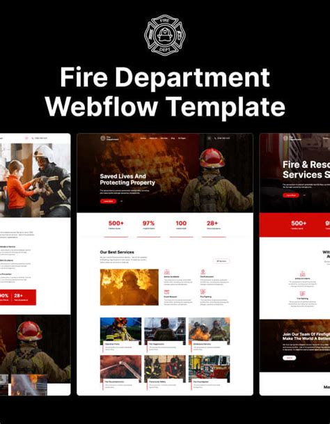 Modern and Responsive Fire Department Template