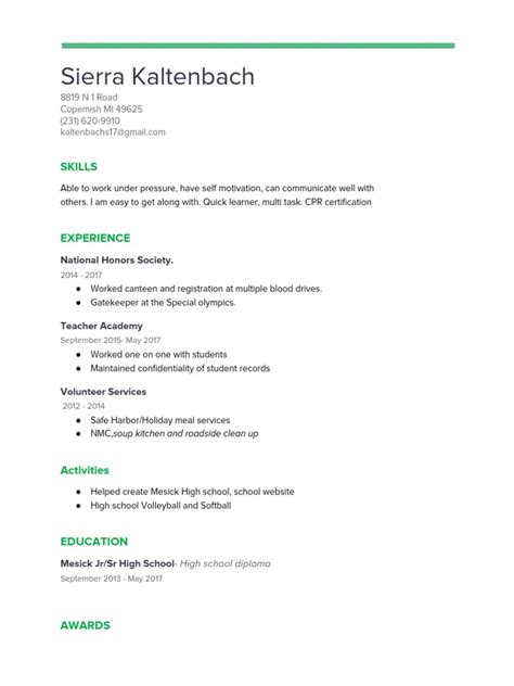 Modern Resume Template