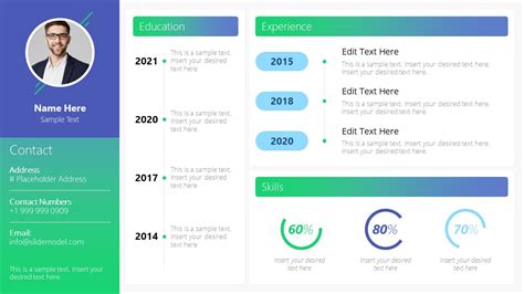 Modern Resume PPT Template