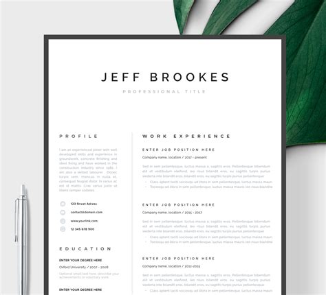 Modern Resume Templates