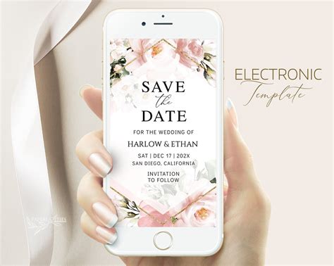 Modern Save the Date Video Template