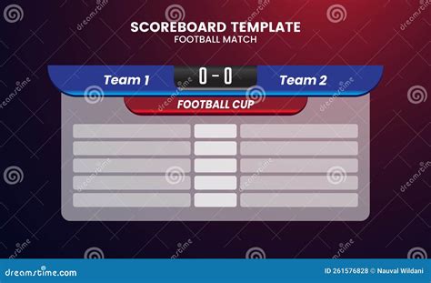 Modern Scoreboard Template