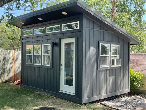 Modern Shed with Horizontal Siding