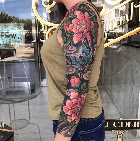 Modern sleeve tattoos